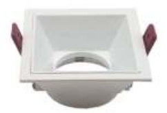 TL-FRAME 3 SQUARE Square LED Frame 86x35mm for 75mm Cutout, Featuring High-Quality Materials to Ensure Durability and Enhanced Light Diffusion in Indoor Lighting Fixtures